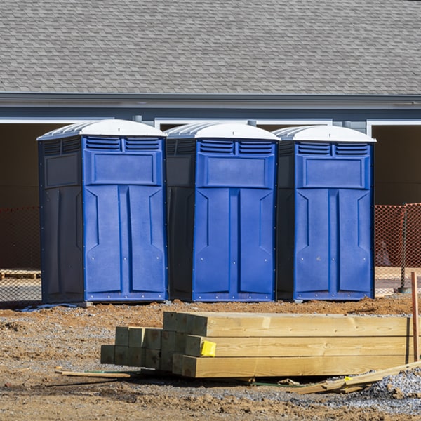 what is the cost difference between standard and deluxe portable toilet rentals in Blackgum Oklahoma